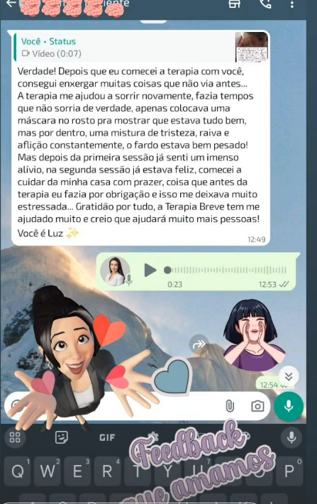 Depoimento - Liberdade emocional